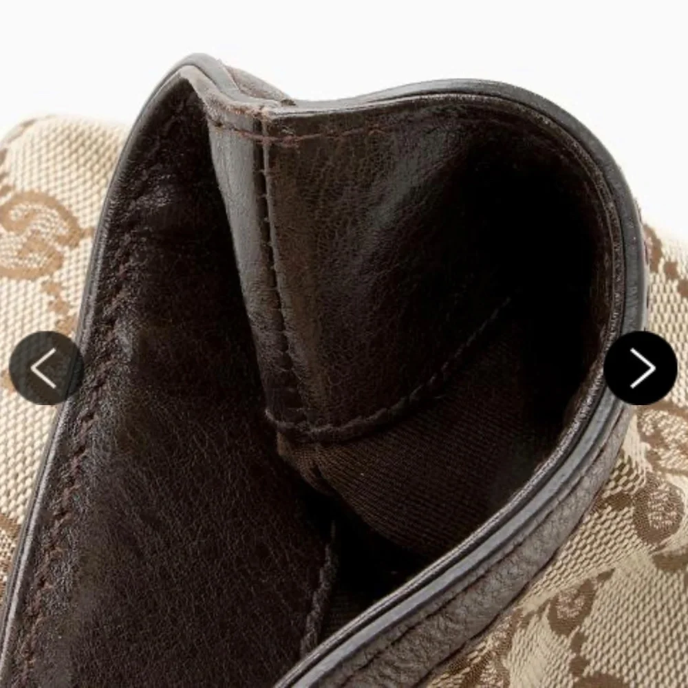 Gucci interlocking tote bag duffle medium large brown travel canvas d - Picture 8 of 14